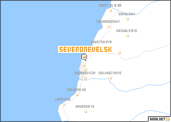 map of Severo-Nevel\