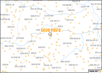 map of Severovo