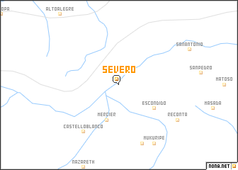 map of Severo