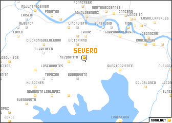map of Severo