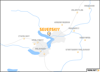 map of Severskiy