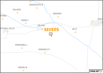 map of Severs