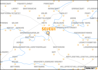 map of Seveux