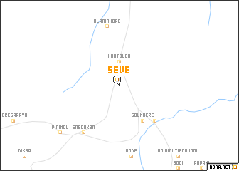 map of Sévé