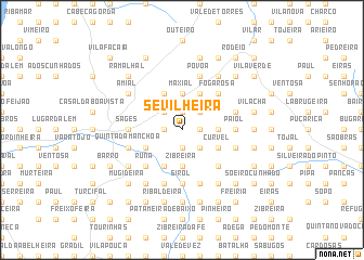 map of Sevilheira