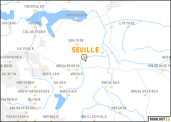 map of Seville