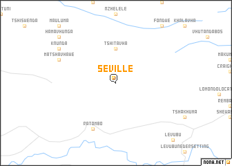 map of Seville