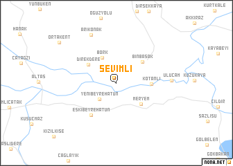 map of Sevimli