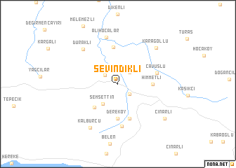 map of Sevindikli