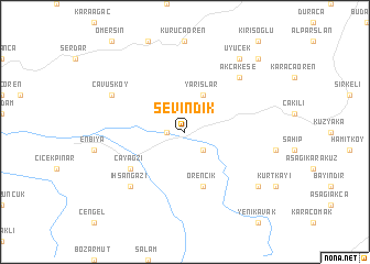 map of Sevindik