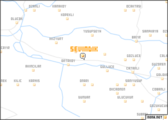 map of Sevindik