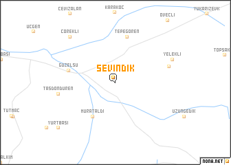 map of Sevindik