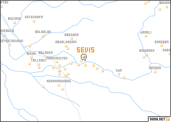 map of Sevīs