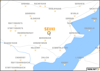 map of Sevki