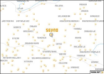 map of Sevno