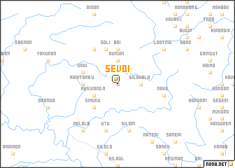 map of Sevoi