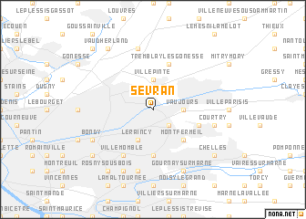 map of Sevran