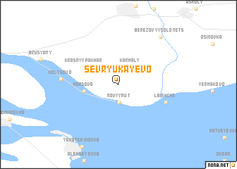 map of Sevryukayevo