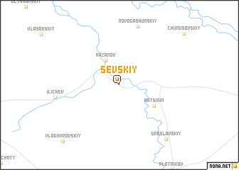 map of Sevskiy