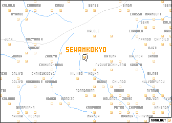 map of Sewamkokyo