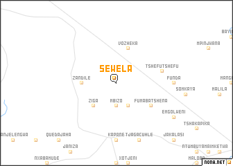map of Sewela