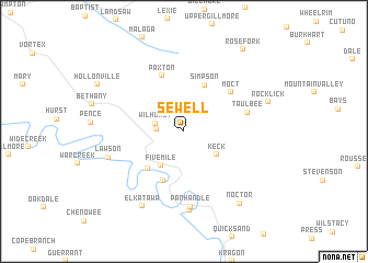 map of Sewell