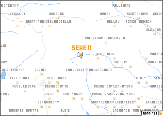 map of Sewen