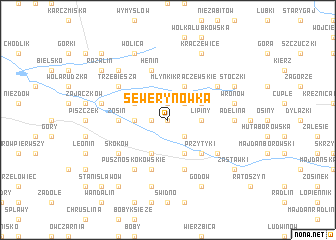 map of Sewerynówka