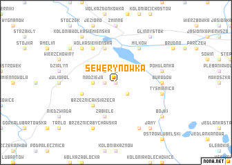 map of Sewerynówka