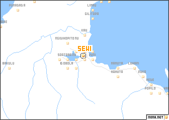 map of Sewi