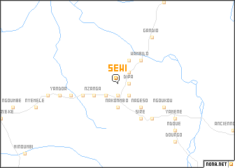 map of Sewi