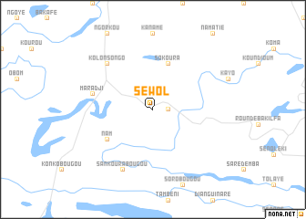 map of Séwol