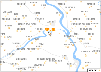 map of Sewŏl