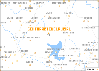 map of Sexta Parte del Purial