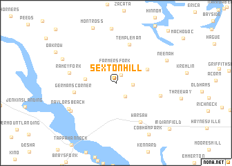 map of Sexton Hill