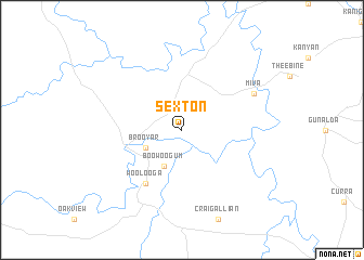 map of Sexton