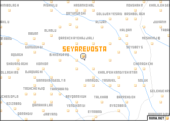 map of Seyar-e Vosţá