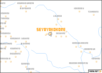 map of Séyayakokoré
