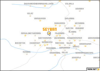 map of Seybān