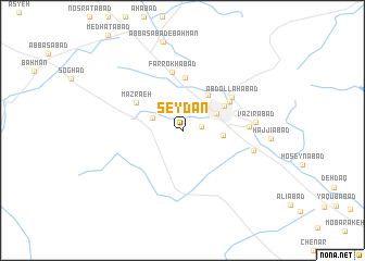 map of Seydān