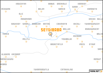 map of Seydibaba