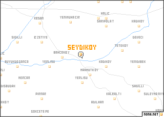 map of Seydiköy