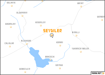 map of Seydiler