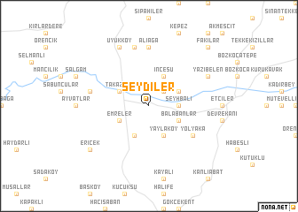 map of Seydiler