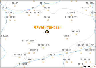 map of Seydimçakallı