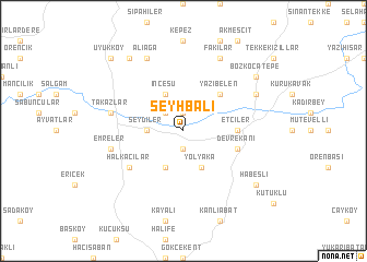 map of Şeyhbali