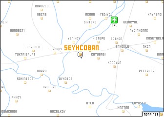 map of Şeyhçoban