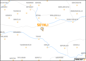 map of Şeyhli
