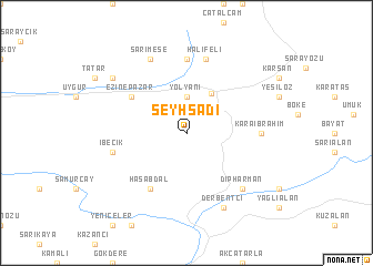 map of Şeyhsadi