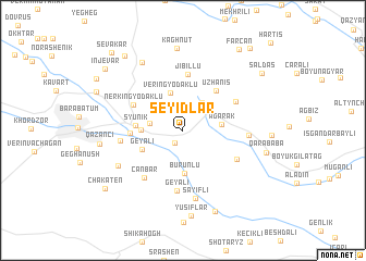 map of Seyidlǝr